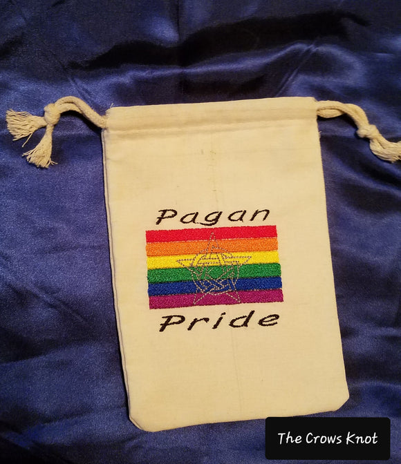 Pagan Pride Tarot Bag with Pentacle.
