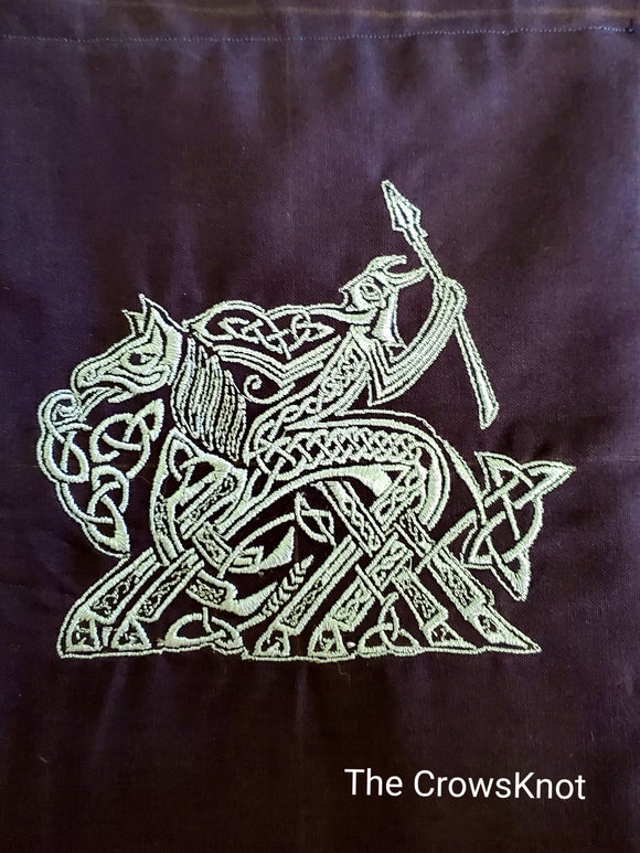 Odin*Sleipnir Tarot/Rune Bag* Heathen*Asatru - The Crows Knot