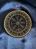 Iron-on Vegvisir Rune Circle Patch - The Crows Knot