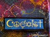 COEXIST Embroidered Iron-On Patch * Interfaith * Original 7 Symbols! - The Crows Knot