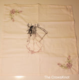 Embroidered Altar Cloth * Hela * Death Goddess * Heathen* Asatru * Pagan - The Crows Knot