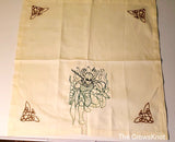 Embroidered Altar Cloth * Loki * Norse God * Heathen* Asatru * Pagan - The Crows Knot
