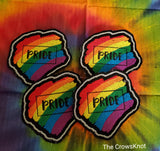 Iron-On Pride Paint Patch - The Crows Knot