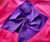 Celtic Heart Knot Altar Cloth * Valentines Special* Purple - The Crows Knot
