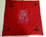 Embroidered Altar Cloth * Thor * Heathen * Asatru * Pagan - The Crows Knot