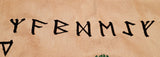 Embroidered Altar Cloth * World Tree* Yggdrasil* Runes* Heathen*Asatru*Pagan* Tree of Life - The Crows Knot
