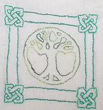 Celtic Knot World Tree Tarot/Rune Bag.
