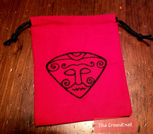 Red Snaptun Loki Tarot/Rune Bag.