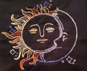 Vintage Sun & Moon Tarot Bag - The Crows Knot